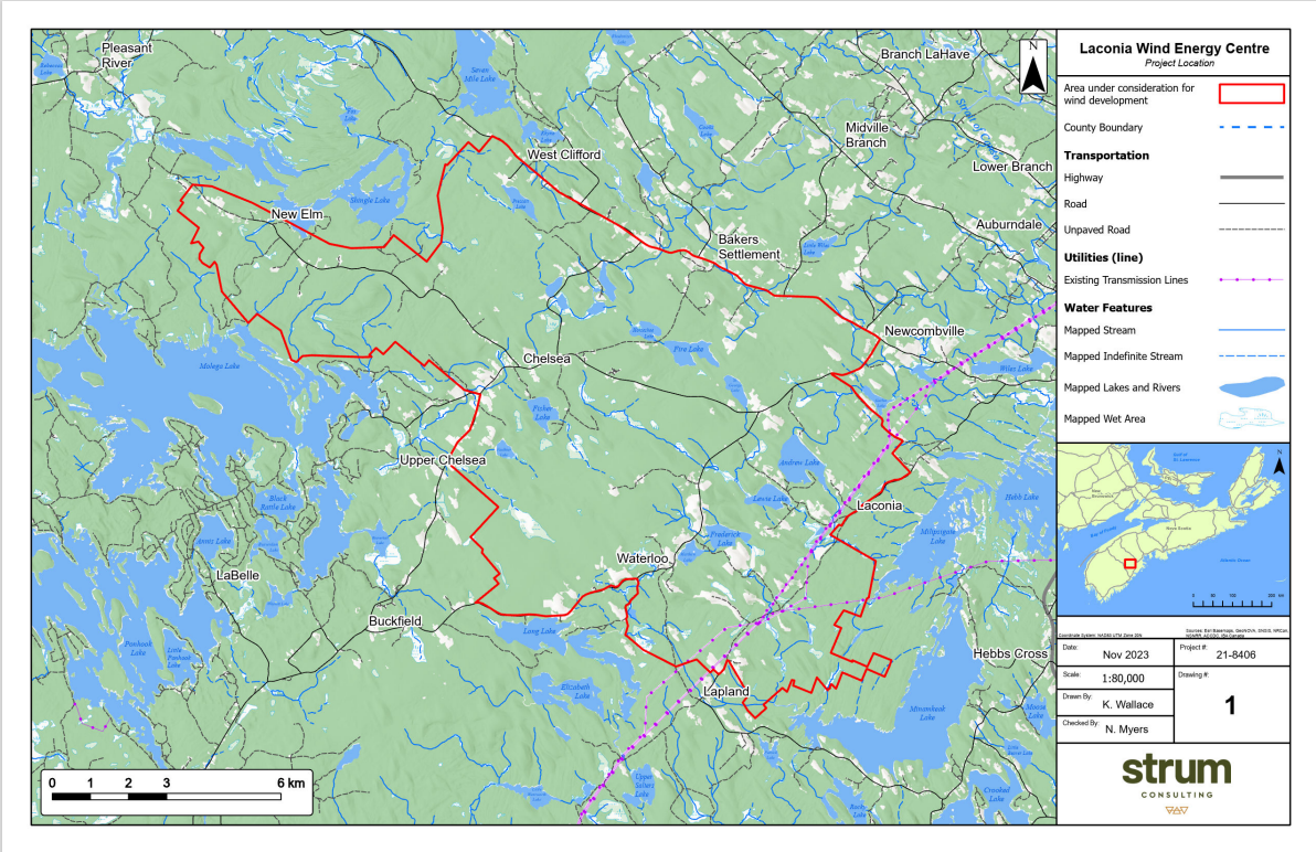 Laconia Project Map